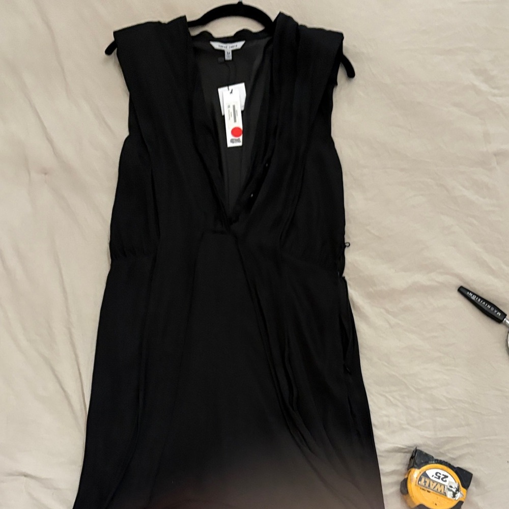 Naked Zebra Black Sheer Blouse